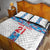 Luxembourg Football Custom Quilt Bed Set Les Lions Rouges - Wonder Print Shop