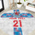 Luxembourg Football Custom Round Carpet Les Lions Rouges