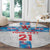 Luxembourg Football Custom Round Carpet Les Lions Rouges