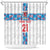 Luxembourg Football Custom Shower Curtain Les Lions Rouges