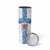 Luxembourg Football Custom Skinny Tumbler Les Lions Rouges - Wonder Print Shop