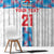 Luxembourg Football Custom Window Curtain Les Lions Rouges - Wonder Print Shop