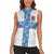 Luxembourg Football Custom Women Sleeveless Polo Shirt Les Lions Rouges - Wonder Print Shop