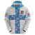 Luxembourg Football Custom Zip Hoodie Les Lions Rouges - Wonder Print Shop