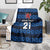 Luxembourg Football Custom Blanket The Red Lions Tribal Pattern