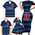 Luxembourg Football Custom Family Matching Short Sleeve Bodycon Dress and Hawaiian Shirt The Red Lions Tribal Pattern - Wonder Print Shop