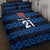 Luxembourg Football Custom Quilt Bed Set The Red Lions Tribal Pattern - Wonder Print Shop