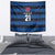 Luxembourg Football Custom Tapestry The Red Lions Tribal Pattern