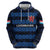 Luxembourg Football Custom Zip Hoodie The Red Lions Tribal Pattern - Wonder Print Shop