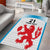 Luxembourg Custom Area Rug Motifs 2021-22 Federation Luxembourgeoise de Rugby LT9 - Wonder Print Shop