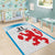 Luxembourg Custom Area Rug Motifs 2021-22 Federation Luxembourgeoise de Rugby LT9 - Wonder Print Shop