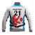 Luxembourg Custom Baseball Jacket Motifs 2021-22 Federation Luxembourgeoise de Rugby LT9 - Wonder Print Shop