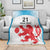 Luxembourg Custom Blanket Motifs 2021-22 Federation Luxembourgeoise de Rugby