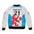 Luxembourg Custom Bomber Jacket Motifs 2021-22 Federation Luxembourgeoise de Rugby LT9 - Wonder Print Shop