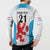 Luxembourg Custom Button Sweatshirt Motifs 2021-22 Federation Luxembourgeoise de Rugby LT9 - Wonder Print Shop