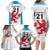 Luxembourg Custom Family Matching Long Sleeve Bodycon Dress and Hawaiian Shirt Motifs 2021-22 Federation Luxembourgeoise de Rugby LT9 - Wonder Print Shop