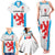 Luxembourg Custom Family Matching Tank Maxi Dress and Hawaiian Shirt Motifs 2021-22 Federation Luxembourgeoise de Rugby - Wonder Print Shop