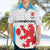 Luxembourg Custom Hawaiian Shirt Motifs 2021-22 Federation Luxembourgeoise de Rugby - Wonder Print Shop