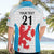 Luxembourg Custom Hawaiian Shirt Motifs 2021-22 Federation Luxembourgeoise de Rugby - Wonder Print Shop