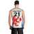 Luxembourg Custom Men Tank Top Motifs 2021-22 Federation Luxembourgeoise de Rugby