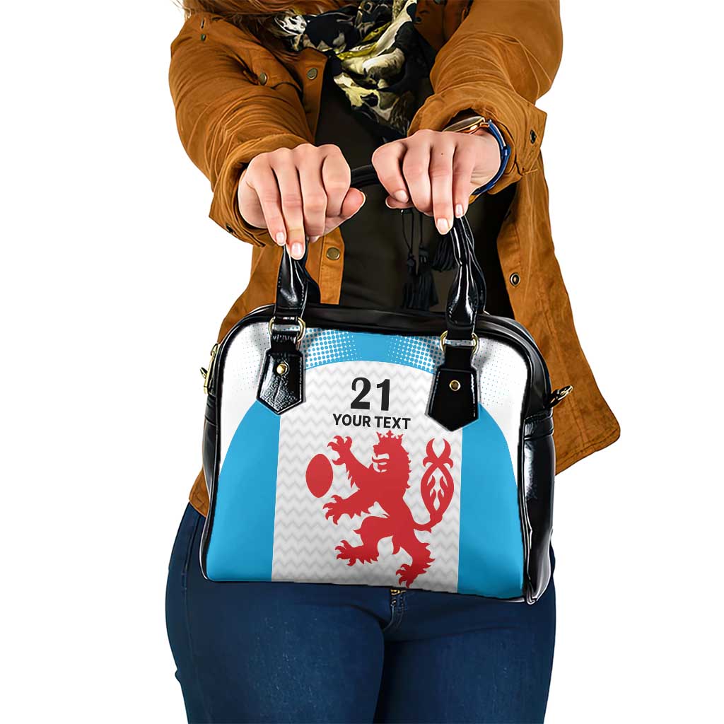 Luxembourg Custom Shoulder Handbag Motifs 2021-22 Federation Luxembourgeoise de Rugby