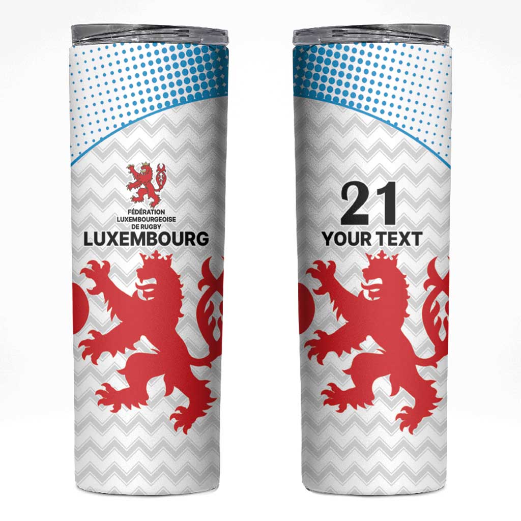 Luxembourg Custom Skinny Tumbler Motifs 2021-22 Federation Luxembourgeoise de Rugby - Wonder Print Shop