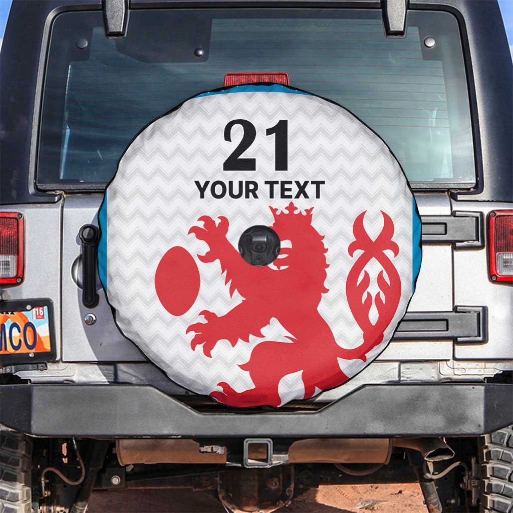 Luxembourg Custom Spare Tire Cover Motifs 2021-22 Federation Luxembourgeoise de Rugby - Wonder Print Shop