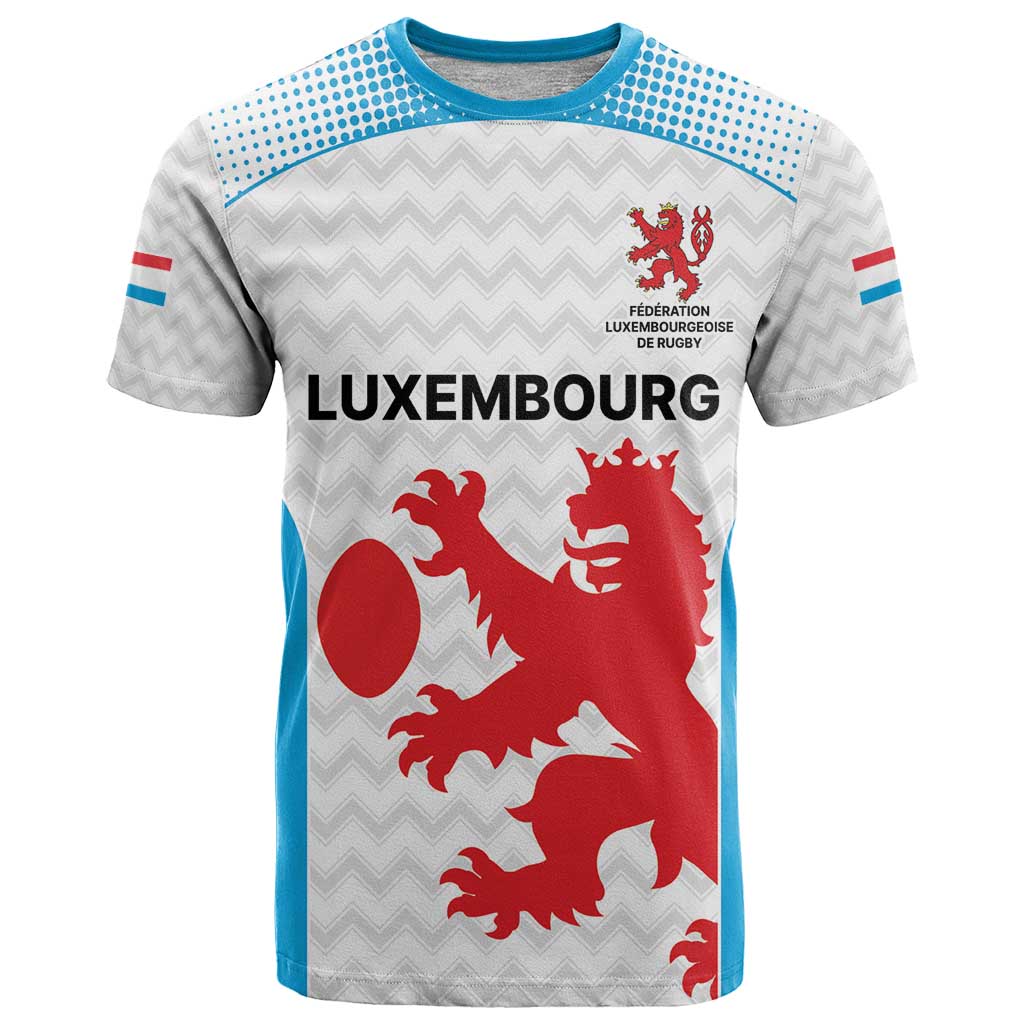 Luxembourg Custom T Shirt Motifs 2021-22 Federation Luxembourgeoise de Rugby - Wonder Print Shop