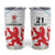 Luxembourg Custom Tumbler Cup Motifs 2021-22 Federation Luxembourgeoise de Rugby - Wonder Print Shop