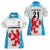 Luxembourg Custom Women Polo Shirt Motifs 2021-22 Federation Luxembourgeoise de Rugby - Wonder Print Shop