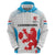 Luxembourg Custom Zip Hoodie Motifs 2021-22 Federation Luxembourgeoise de Rugby - Wonder Print Shop