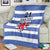 Luxembourg Rugby Custom Blanket Motifs 1997 Vintage