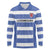 Luxembourg Rugby Custom Long Sleeve Polo Shirt Motifs 1997 Vintage - Wonder Print Shop