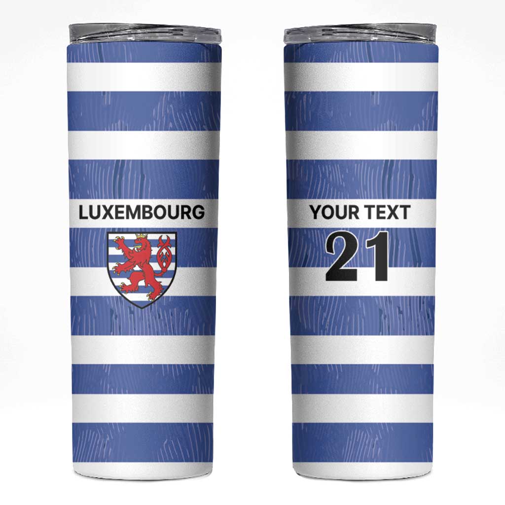 Luxembourg Rugby Custom Skinny Tumbler Motifs 1997 Vintage - Wonder Print Shop