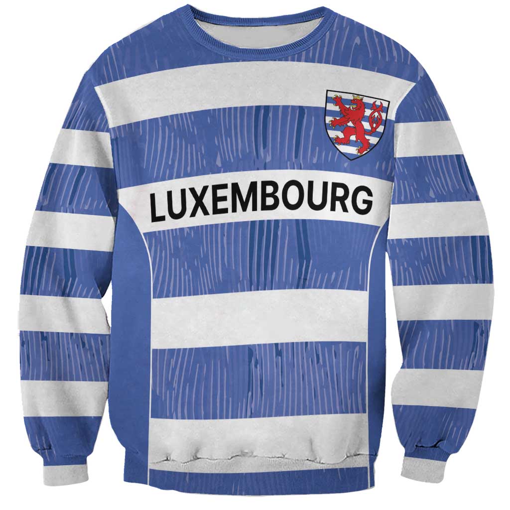 Luxembourg Rugby Custom Sweatshirt Motifs 1997 Vintage - Wonder Print Shop