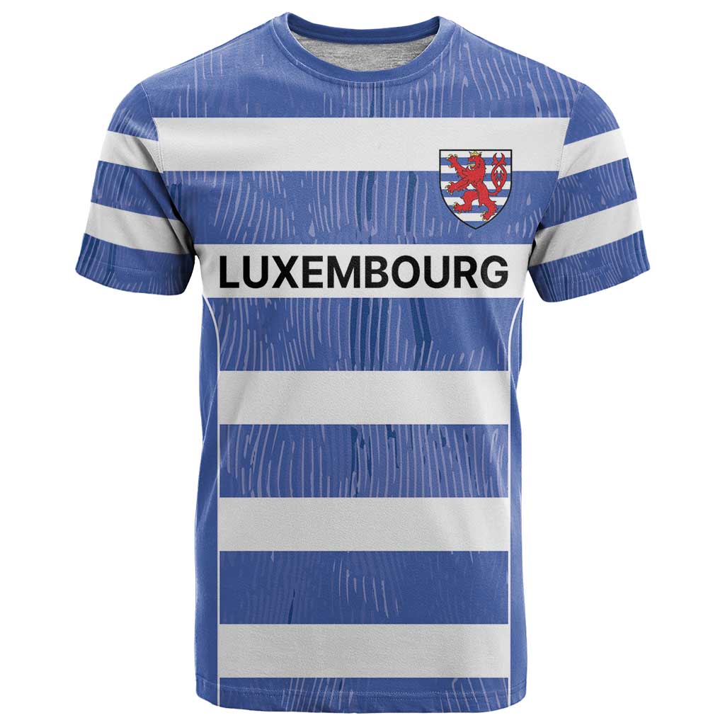 Luxembourg Rugby Custom T Shirt Motifs 1997 Vintage - Wonder Print Shop