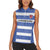 Luxembourg Rugby Custom Women Sleeveless Polo Shirt Motifs 1997 Vintage - Wonder Print Shop