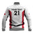 Poland Rugby Custom Baseball Jacket Biało-czerwoni The White and Reds Sporty Pattern LT9 - Wonder Print Shop