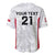 Poland Rugby Custom Baseball Jersey Biało-czerwoni The White and Reds Sporty Pattern LT9 - Wonder Print Shop