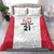 Poland Rugby Custom Bedding Set Biało-czerwoni The White and Reds Sporty Pattern LT9 - Wonder Print Shop