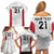 Poland Rugby Custom Family Matching Off Shoulder Short Dress and Hawaiian Shirt Biało-czerwoni The White and Reds Sporty Pattern LT9 - Wonder Print Shop