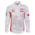 Poland Rugby Custom Family Matching Puletasi and Hawaiian Shirt Biało-czerwoni The White and Reds Sporty Pattern - Wonder Print Shop