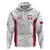 Poland Rugby Custom Hoodie Biało-czerwoni The White and Reds Sporty Pattern - Wonder Print Shop