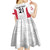 Poland Rugby Custom Kid Short Sleeve Dress Biało-czerwoni The White and Reds Sporty Pattern - Wonder Print Shop