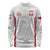 Poland Rugby Custom Long Sleeve Shirt Biało-czerwoni The White and Reds Sporty Pattern - Wonder Print Shop