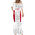 Poland Rugby Custom Mermaid Dress Biało-czerwoni The White and Reds Sporty Pattern - Wonder Print Shop