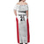 Poland Rugby Custom Off Shoulder Maxi Dress Biało-czerwoni The White and Reds Sporty Pattern - Wonder Print Shop