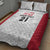 Poland Rugby Custom Quilt Bed Set Biało-czerwoni The White and Reds Sporty Pattern - Wonder Print Shop