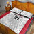 Poland Rugby Custom Quilt Bed Set Biało-czerwoni The White and Reds Sporty Pattern - Wonder Print Shop