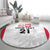 Poland Rugby Custom Round Carpet Biało-czerwoni The White and Reds Sporty Pattern